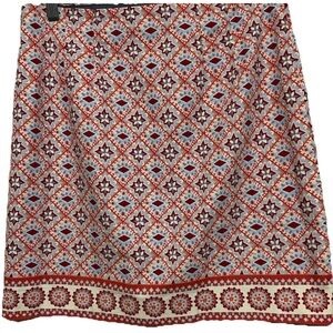 Talbots Skirt 4 Cute Cotton Blend A-Line Lined Mini